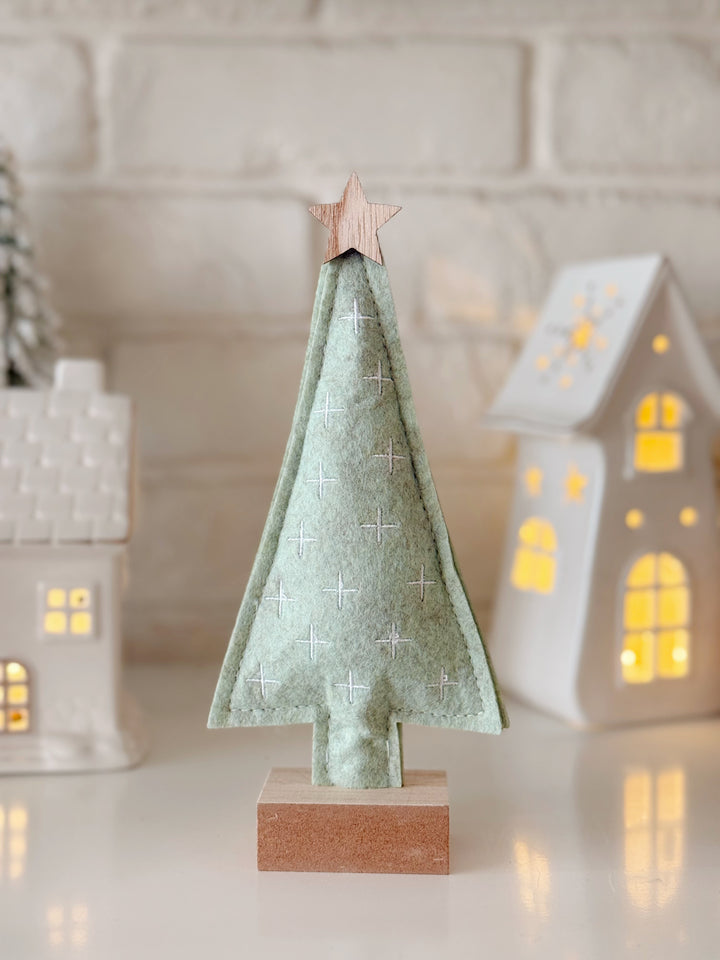 Starlight Embroidered Felt Trees (2 options)