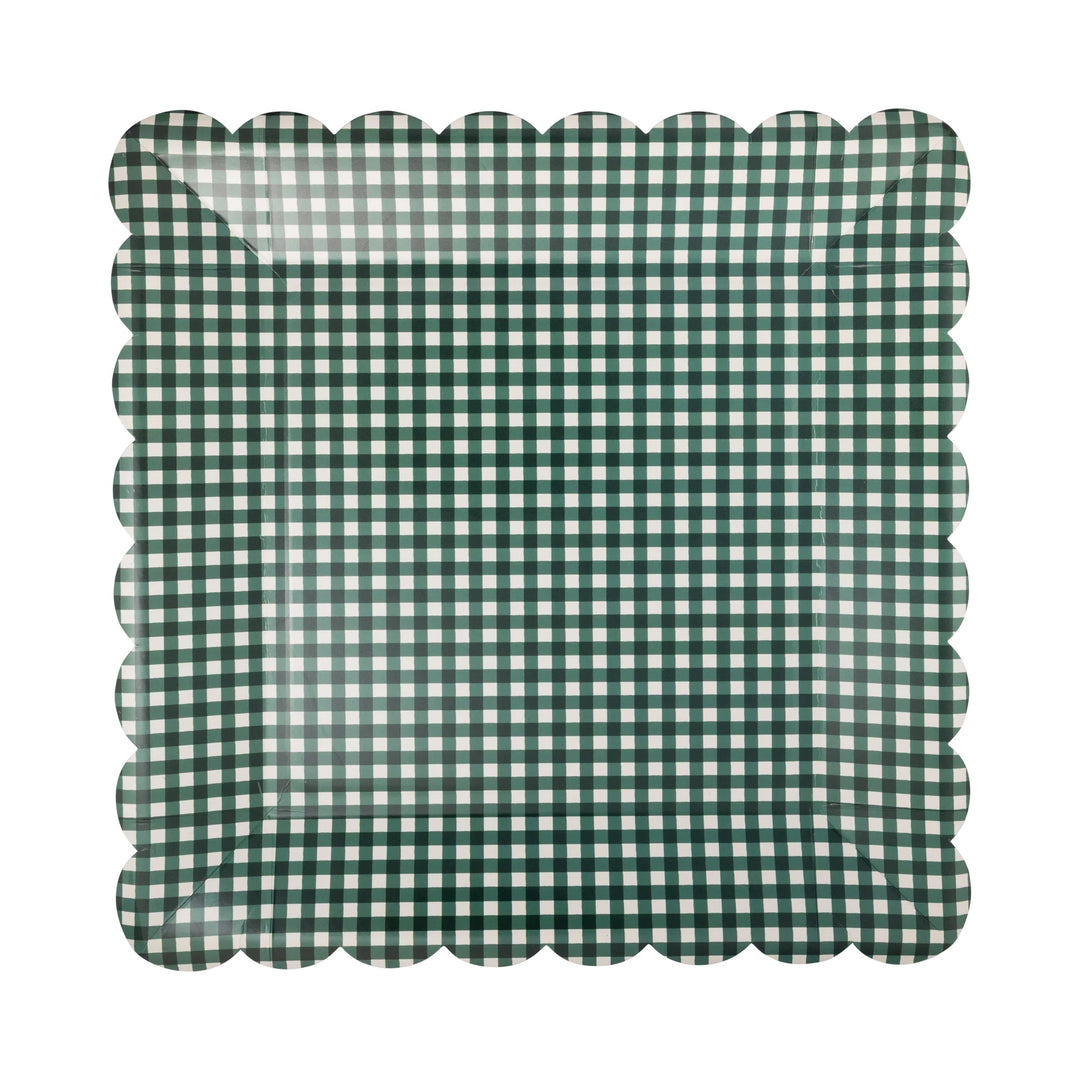 PRE-ORDER (6-8 Oct): Christmas Wreath & Gingham Paper Plate (3 options)