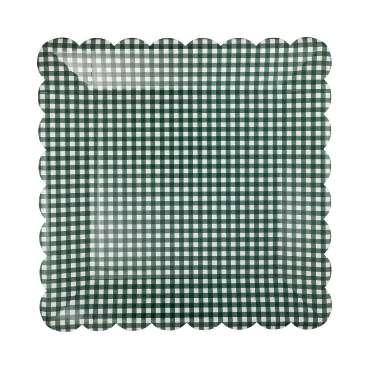 PRE-ORDER (6-8 Oct): Christmas Wreath & Gingham Paper Plate (3 options)