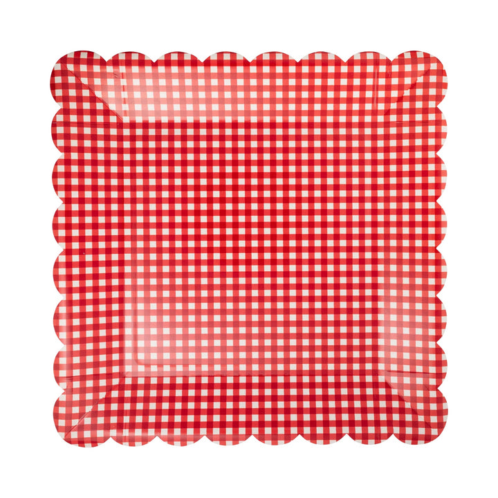PRE-ORDER (6-8 Oct): Christmas Wreath & Gingham Paper Plate (3 options)