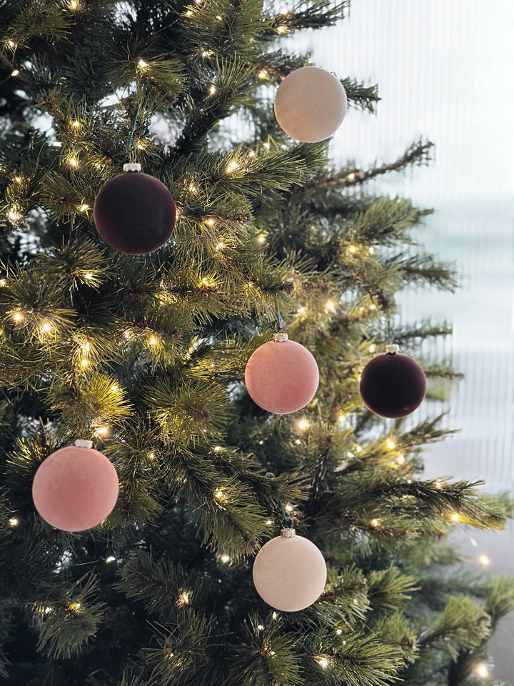 PRE-ORDER (17-23 Oct): Earthey Matt Elegance 6cm Bauble Set (set of 12)