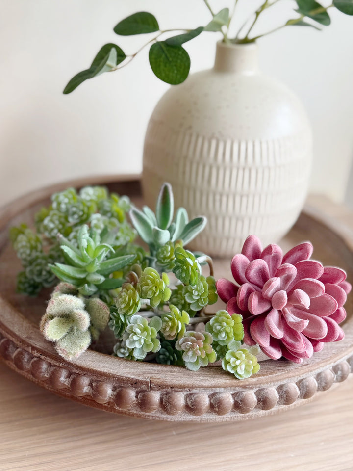 Mini Faux Succulent Picks (6 options)