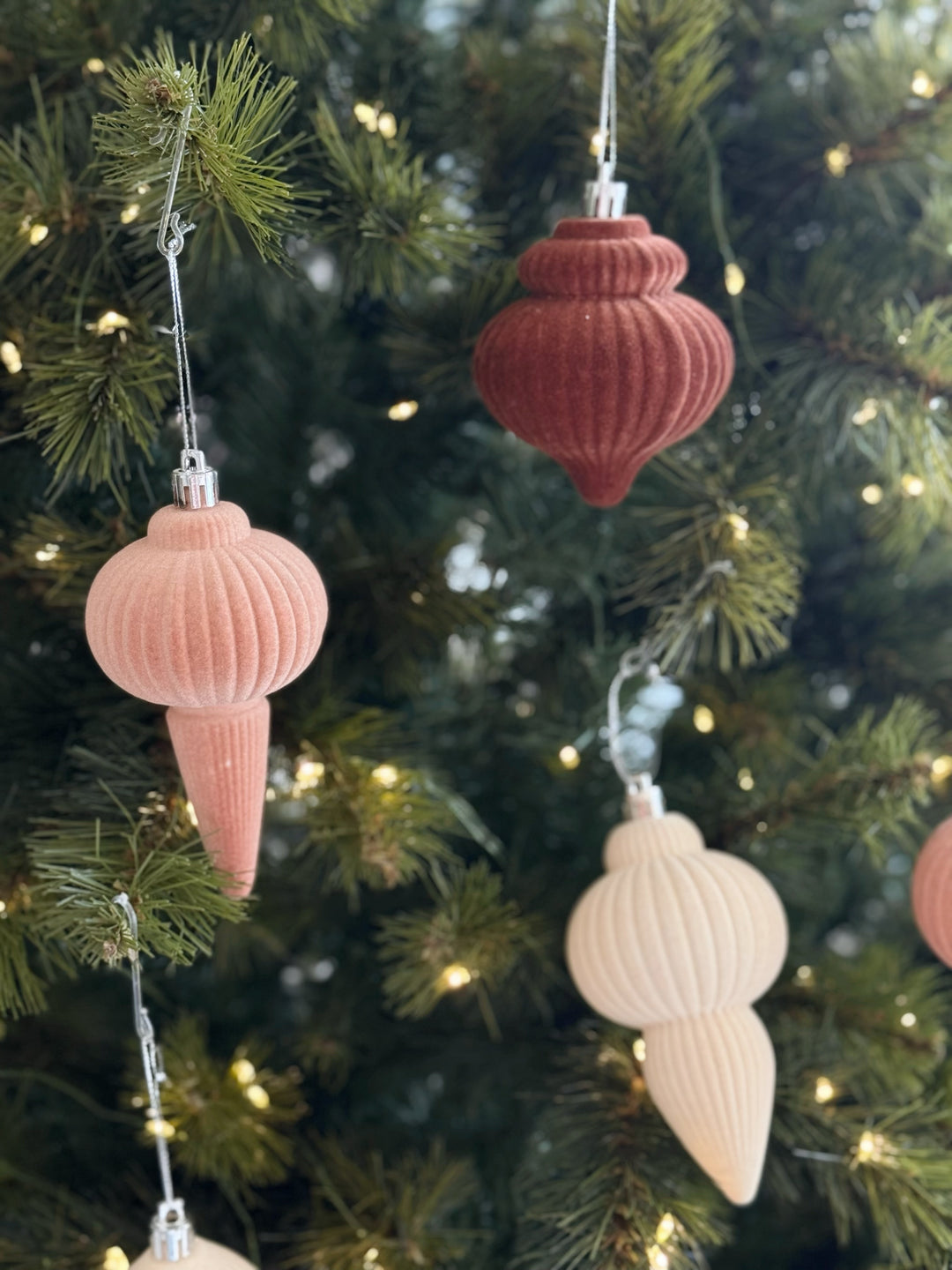 Velvet Terra Ornament Set (Set of 6)