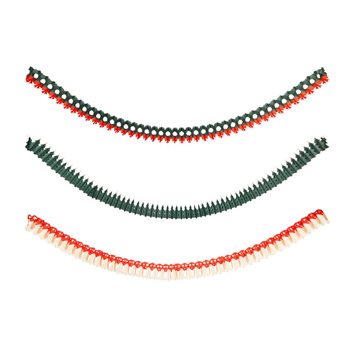 PRE-ORDER (6-8 Oct): Paper Garland Set - Trees, bells, wreaths