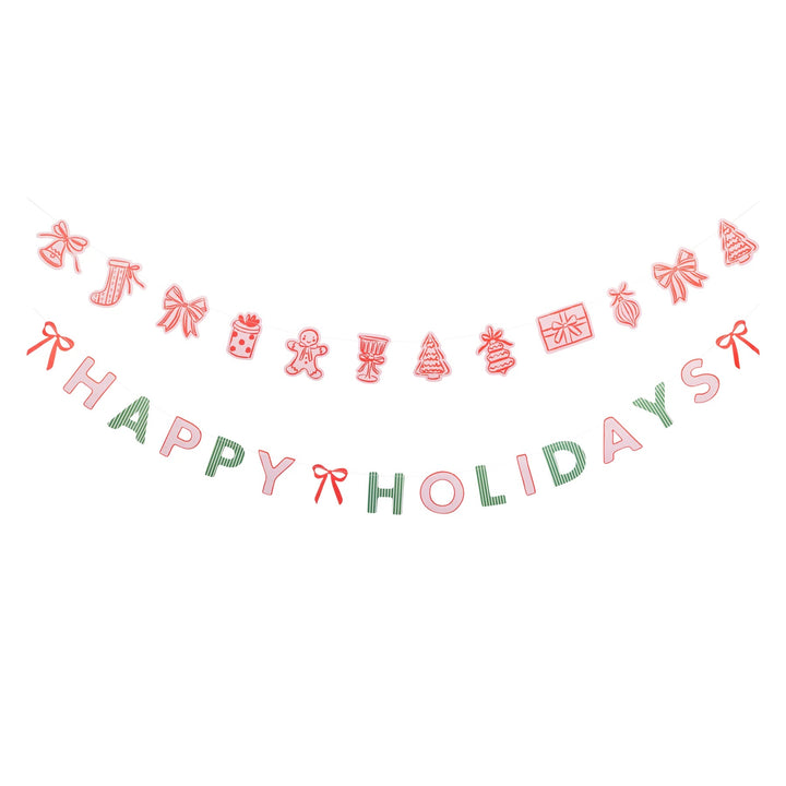 PRE-ORDER (6-8 Oct): Happy Holidays Banner Set