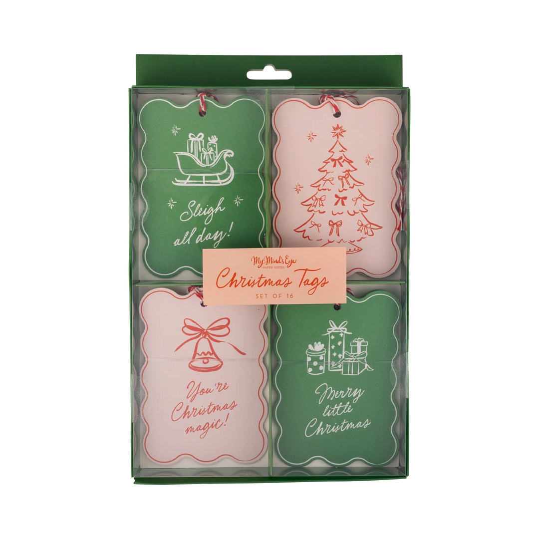 PRE-ORDER (6-8 Oct): Cozy Gift Tag Set (pack of 16)