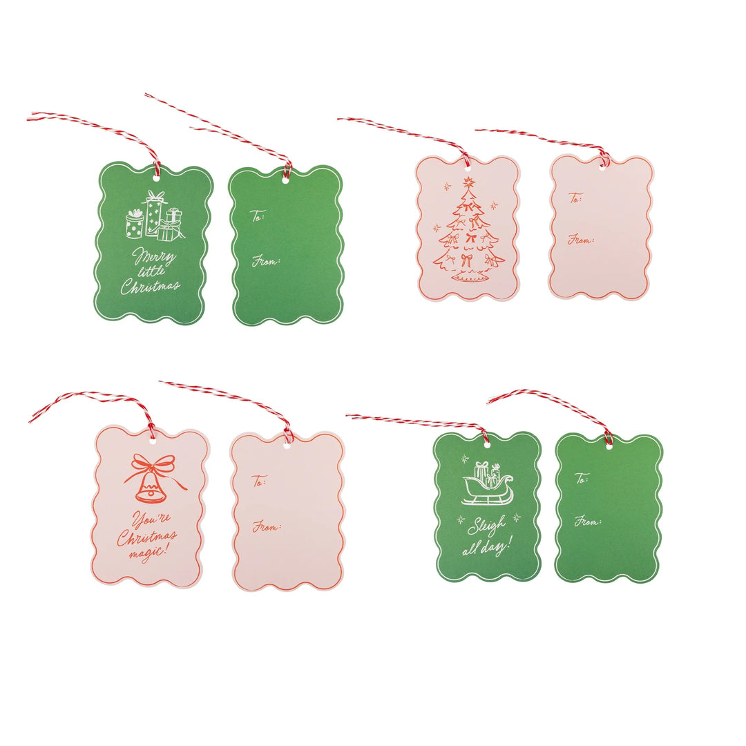 PRE-ORDER (6-8 Oct): Cozy Gift Tag Set (pack of 16)