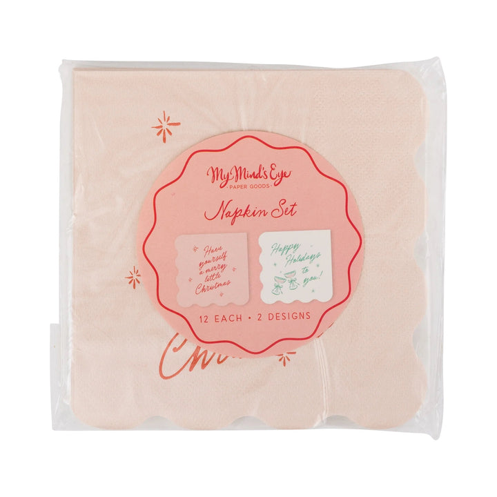 PRE-ORDER (6-8 Oct): Happy Holidays Napkin Set