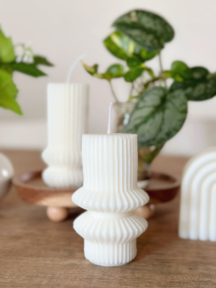 Columnar Harmony Fluted Candles (2 options)