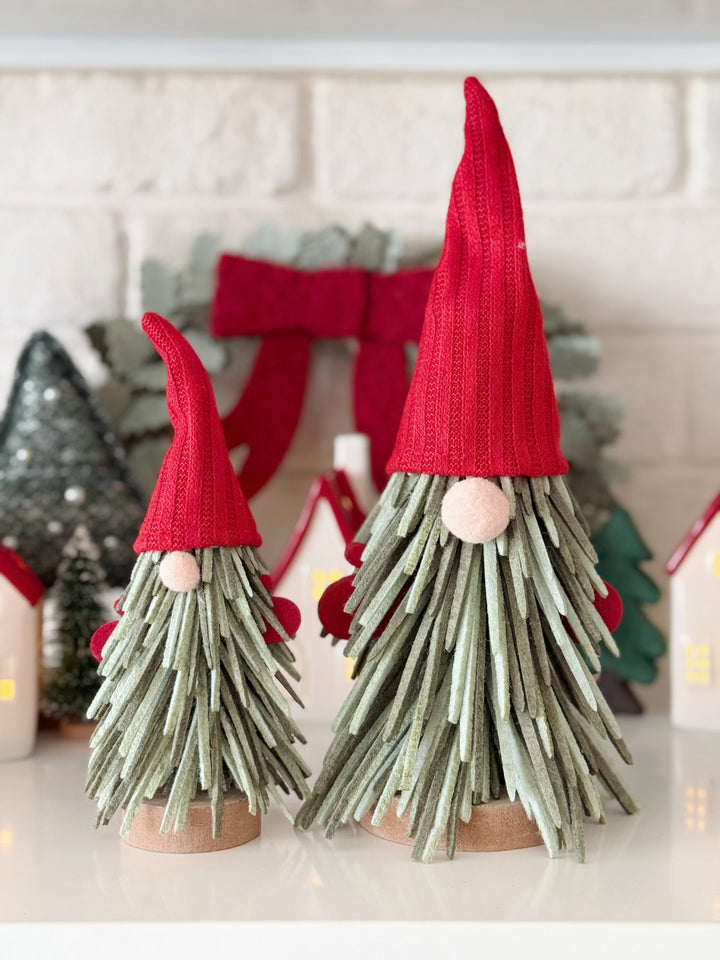 Sage Fringe Christmas Gnomes (2 Sizes)
