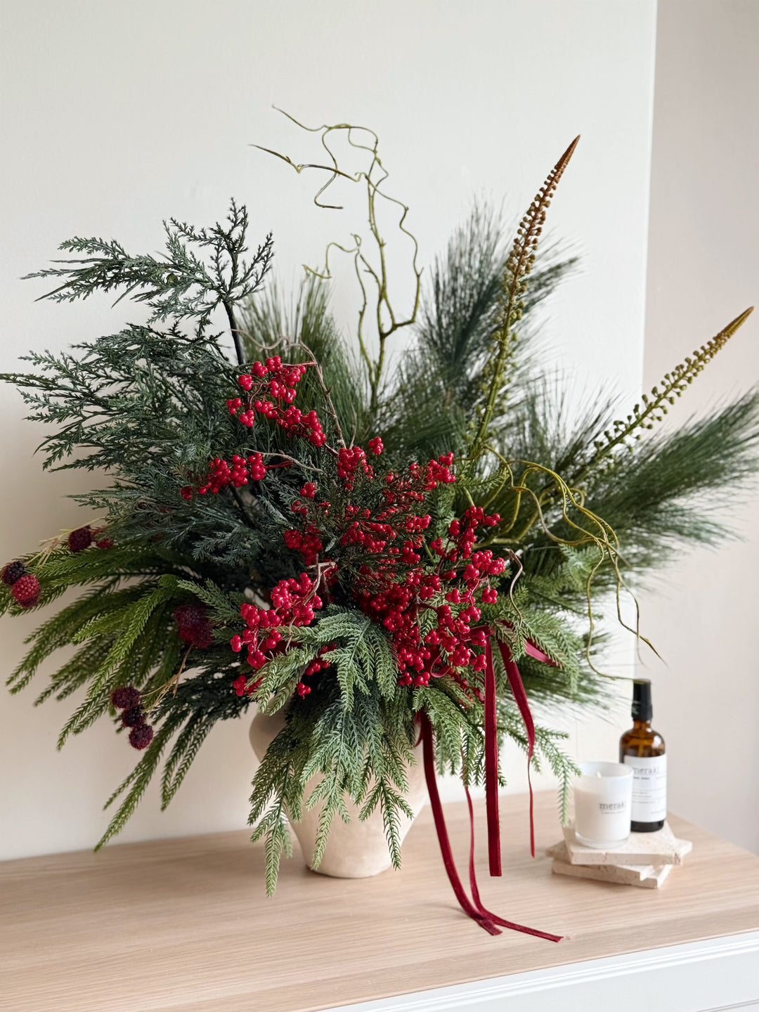 Christmas Forest in the Vase (1-sided)