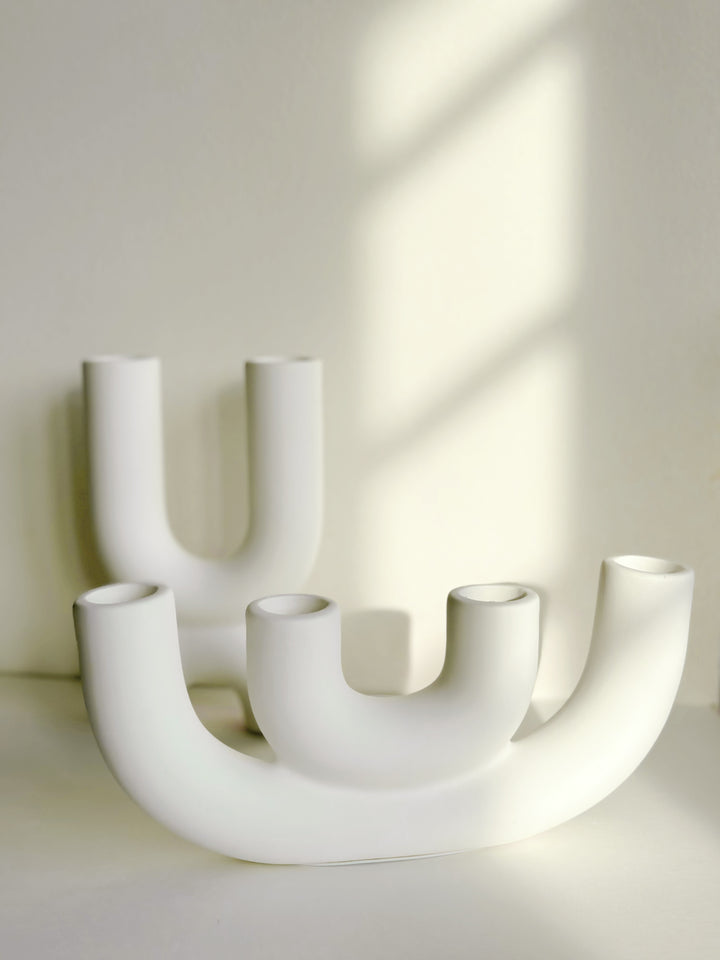 Curve Quadra Candle Stick Holder