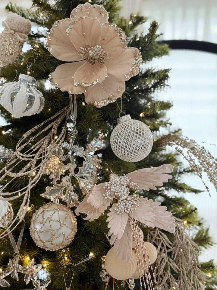 Champagne Twirl Glitter Stem (set of 3)