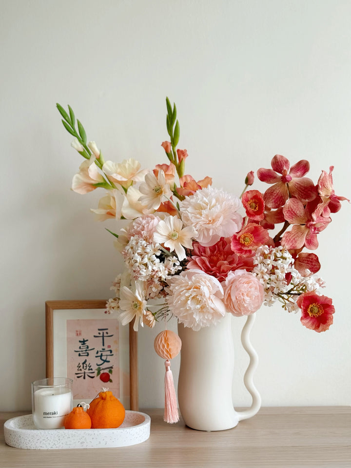 好事发生 Joyful Blessings Bloom In The Vase (1-sided)