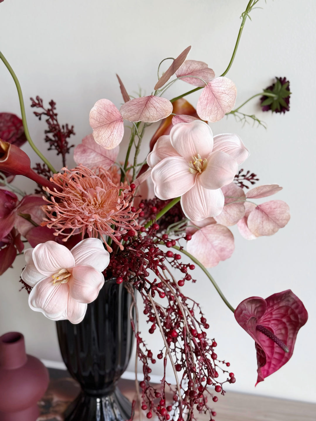 Blush Nocturne Bloom in the Vase (2-Sided)
