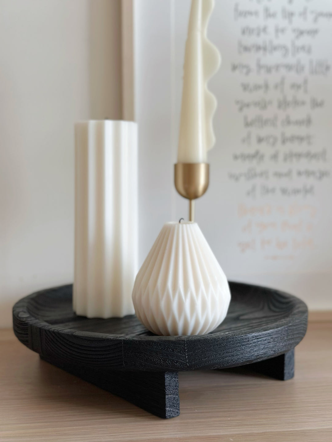 Charcoal Curve Tray