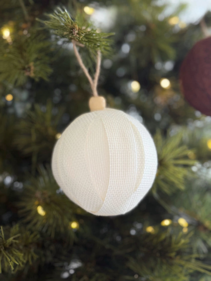 Woodland Weave Christmas Baubles (Set of 9)