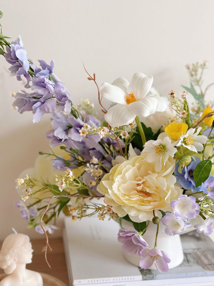 Pastel Serenity Blossoms In The Pot (2-sided)