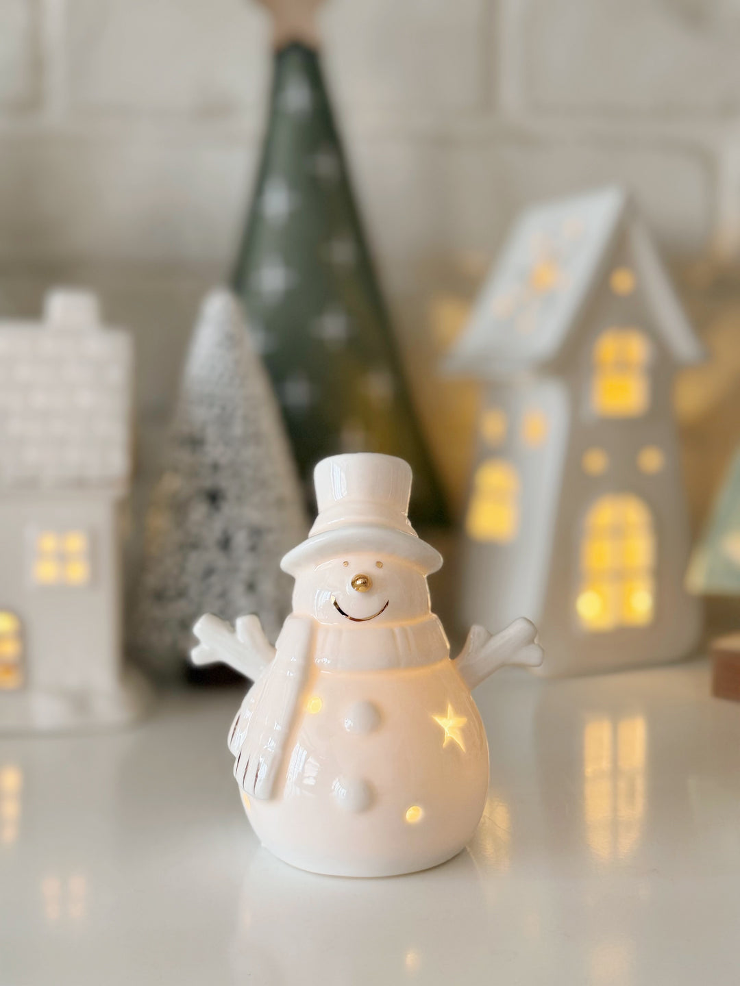 Winter Wishes Light-Up Porcelain Collection (6 options)