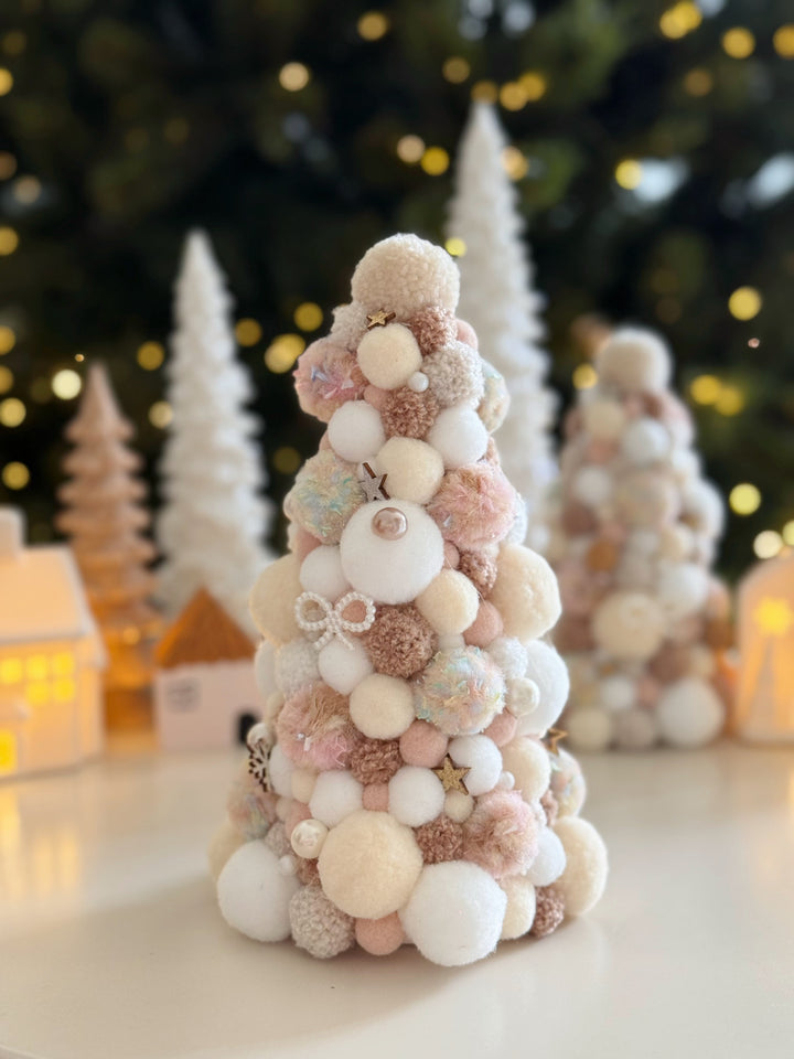 Sugarplum Dreams Handmade Pom Pom Tree (2 options)