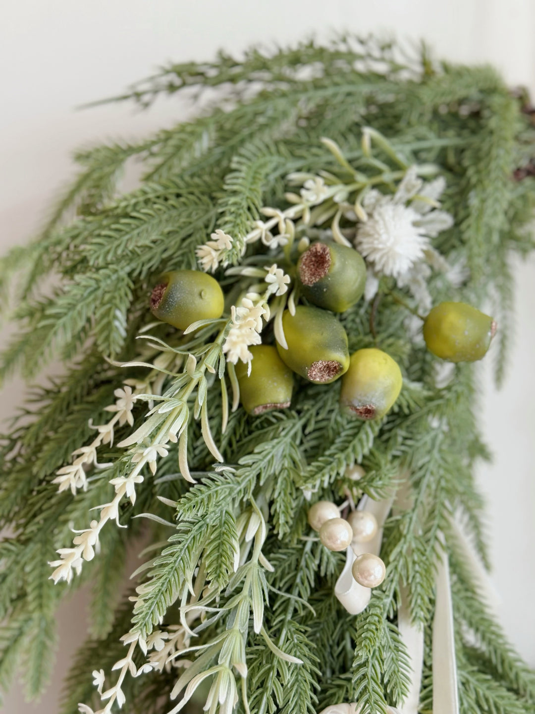 MADE-TO-ORDER: Evergreen Pearl Wreath