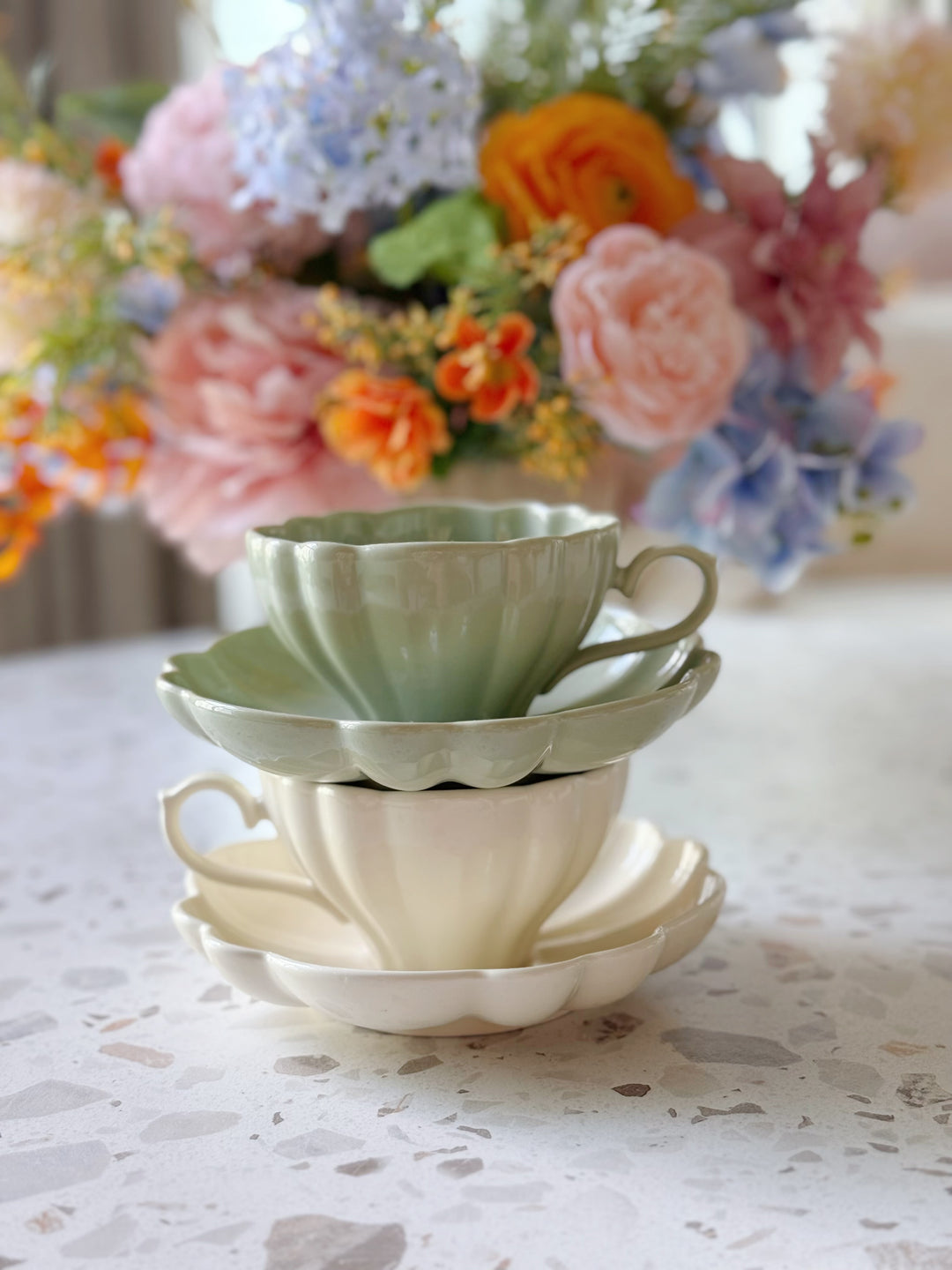 Blooming Petals Tea Set (2 colours)