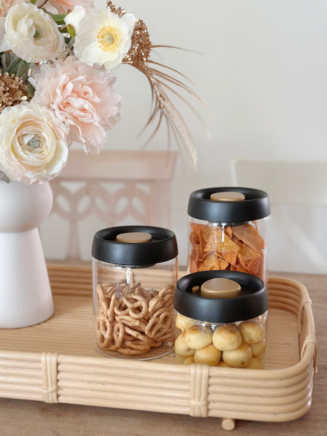 PRE-ORDER (9-15 May): SleekSeal Glass Jar Set - Black Gold (set of 3)