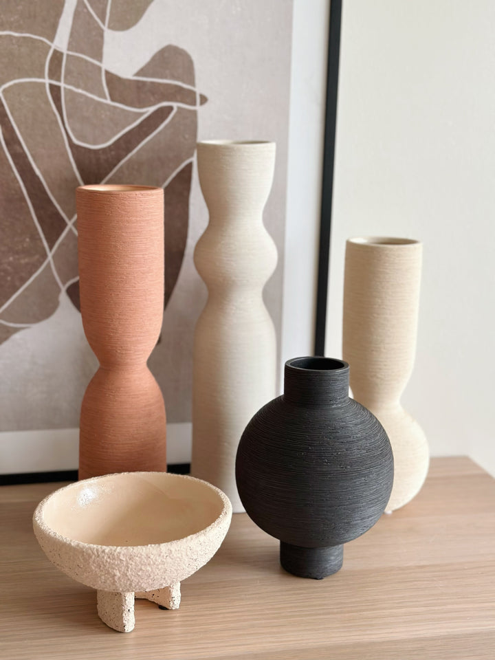 Ivory Trace Tall Vase