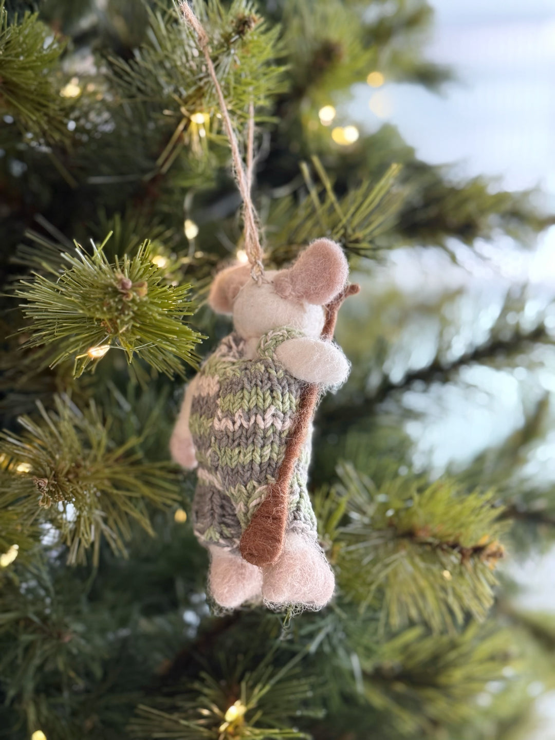 Forest Wanderer Mouse Ornament