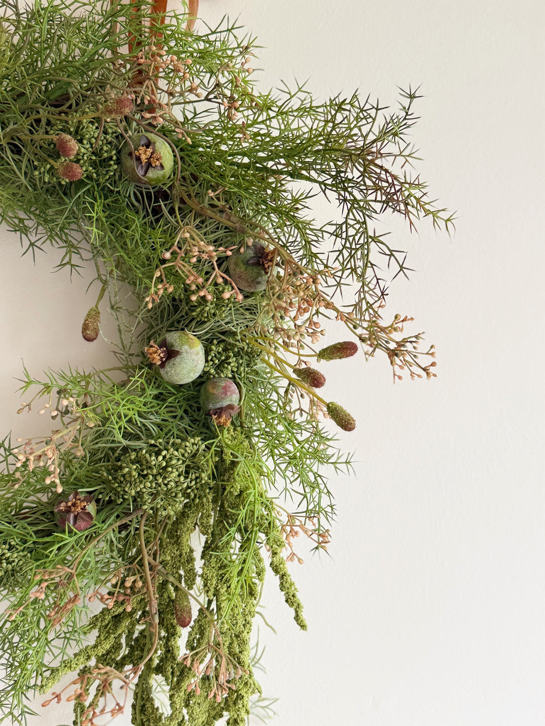 Woodland Drift Crescent Wreath