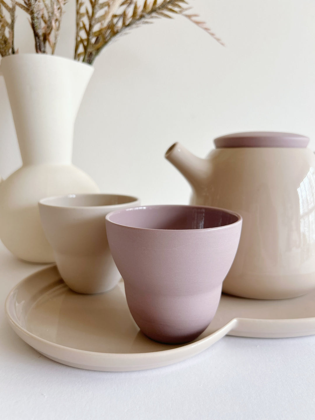 Gourd Harmony: Curvaceous Miniamlist Teapot Set (2 options)