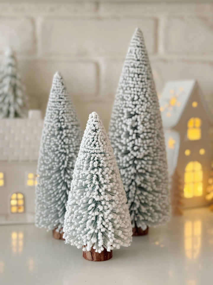 Snowfall Christmas Trees (set of 3)