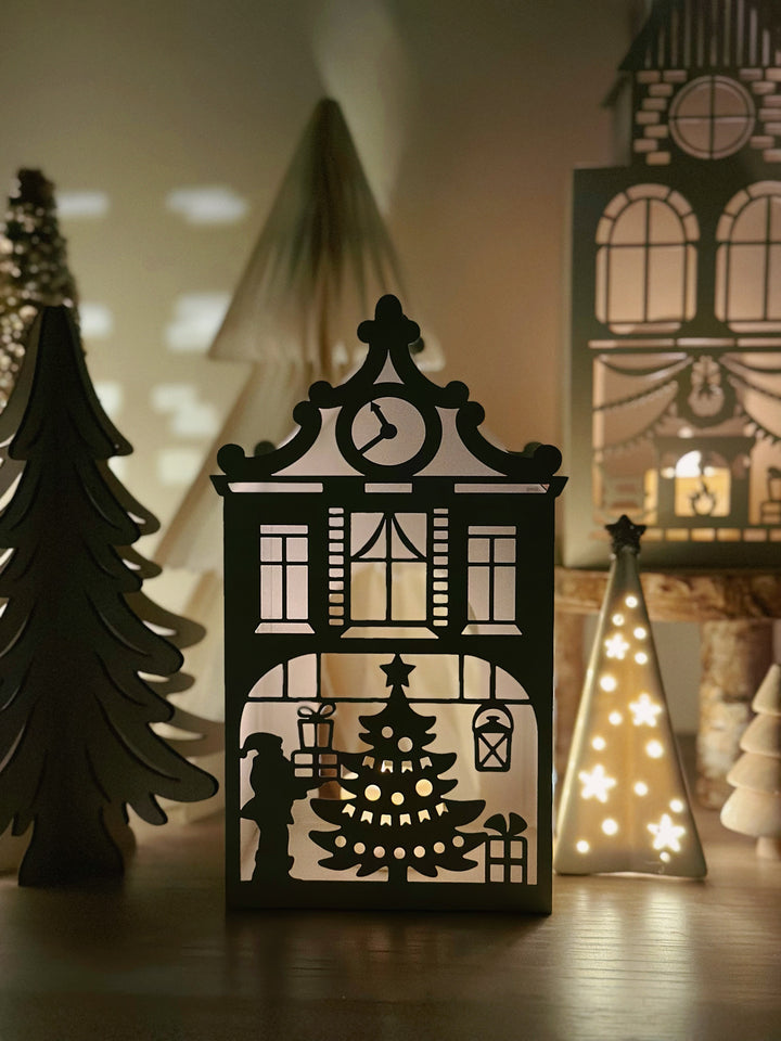 Whimsical Christmas Village Tealight Houses (4 options)