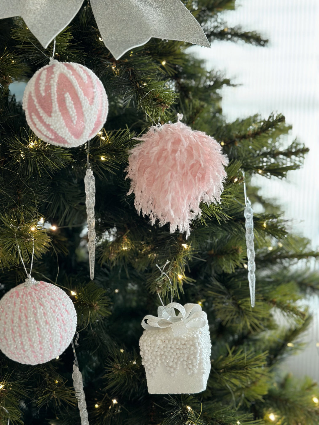 PRE-ORDER (20-25 Nov): Frosted Blush Christmas Ornament Set
