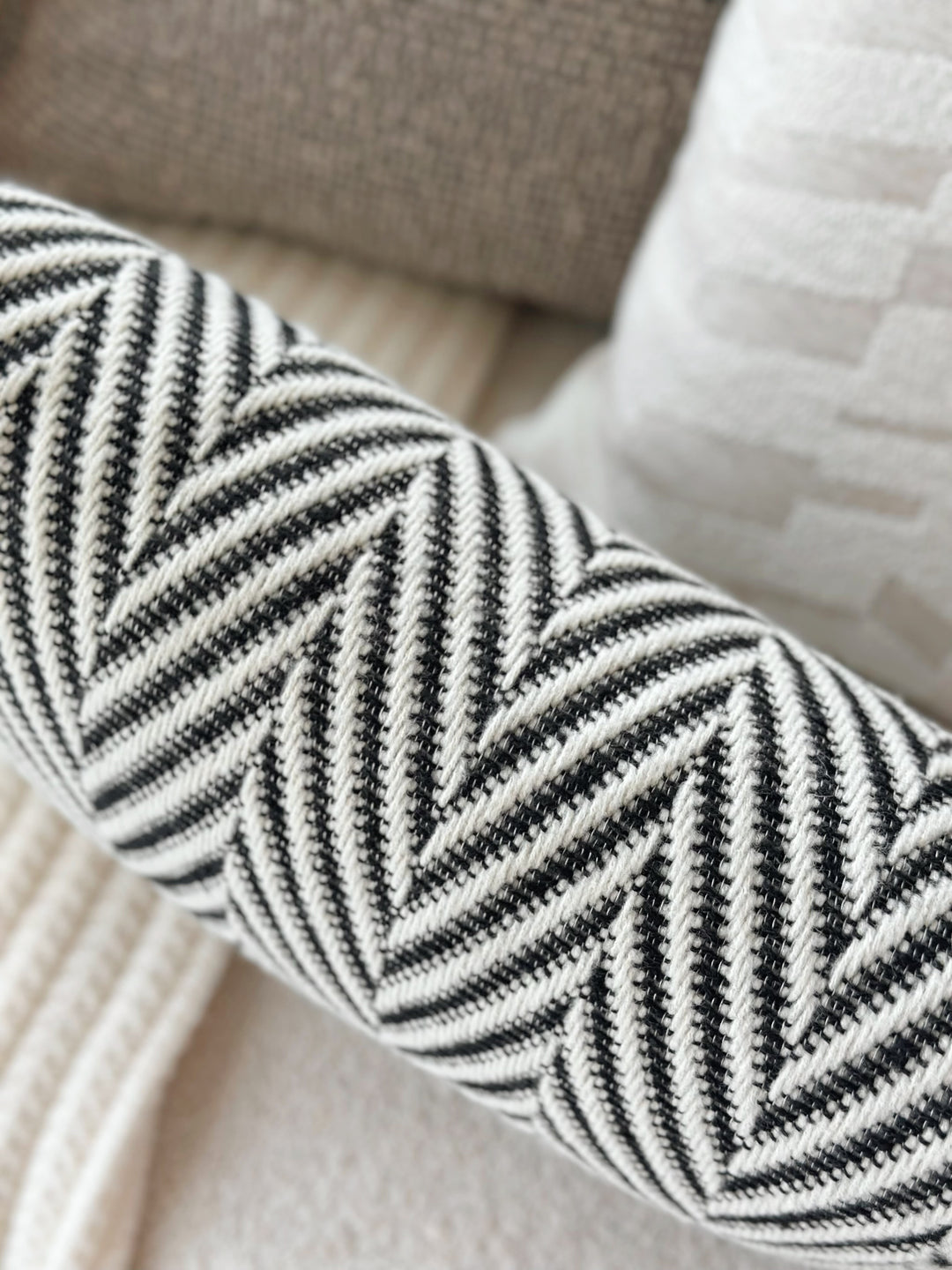 Mono Weave Waist Cushion Cover