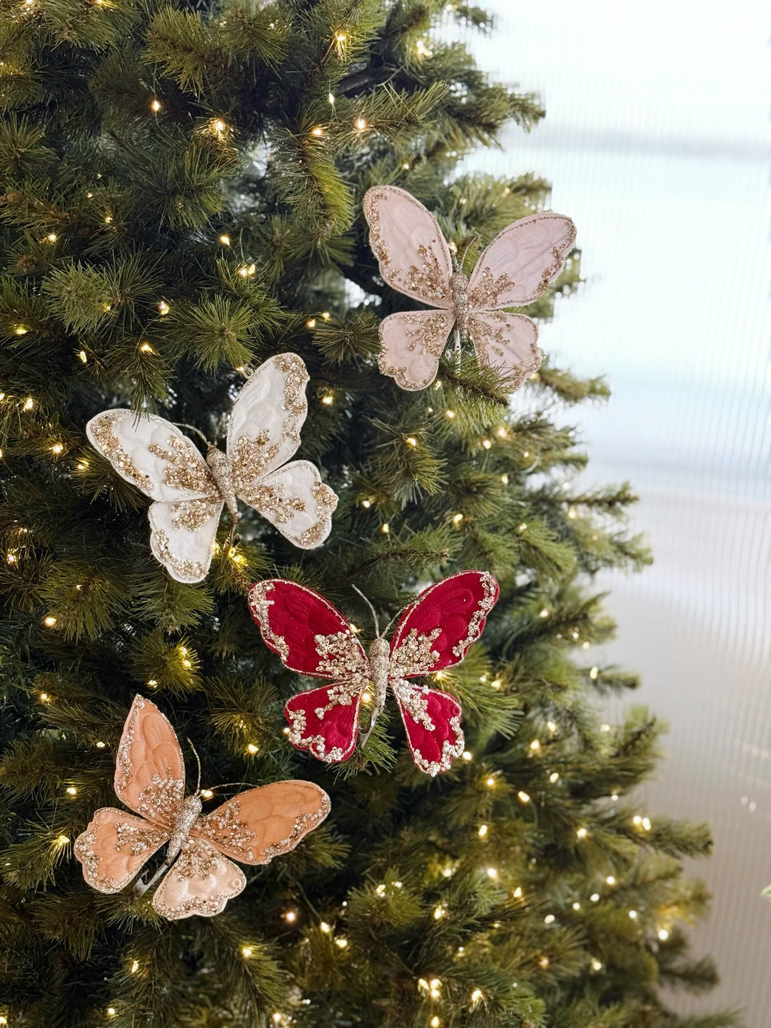 Gilded Wings Clip-On Butterflies (4 colours)