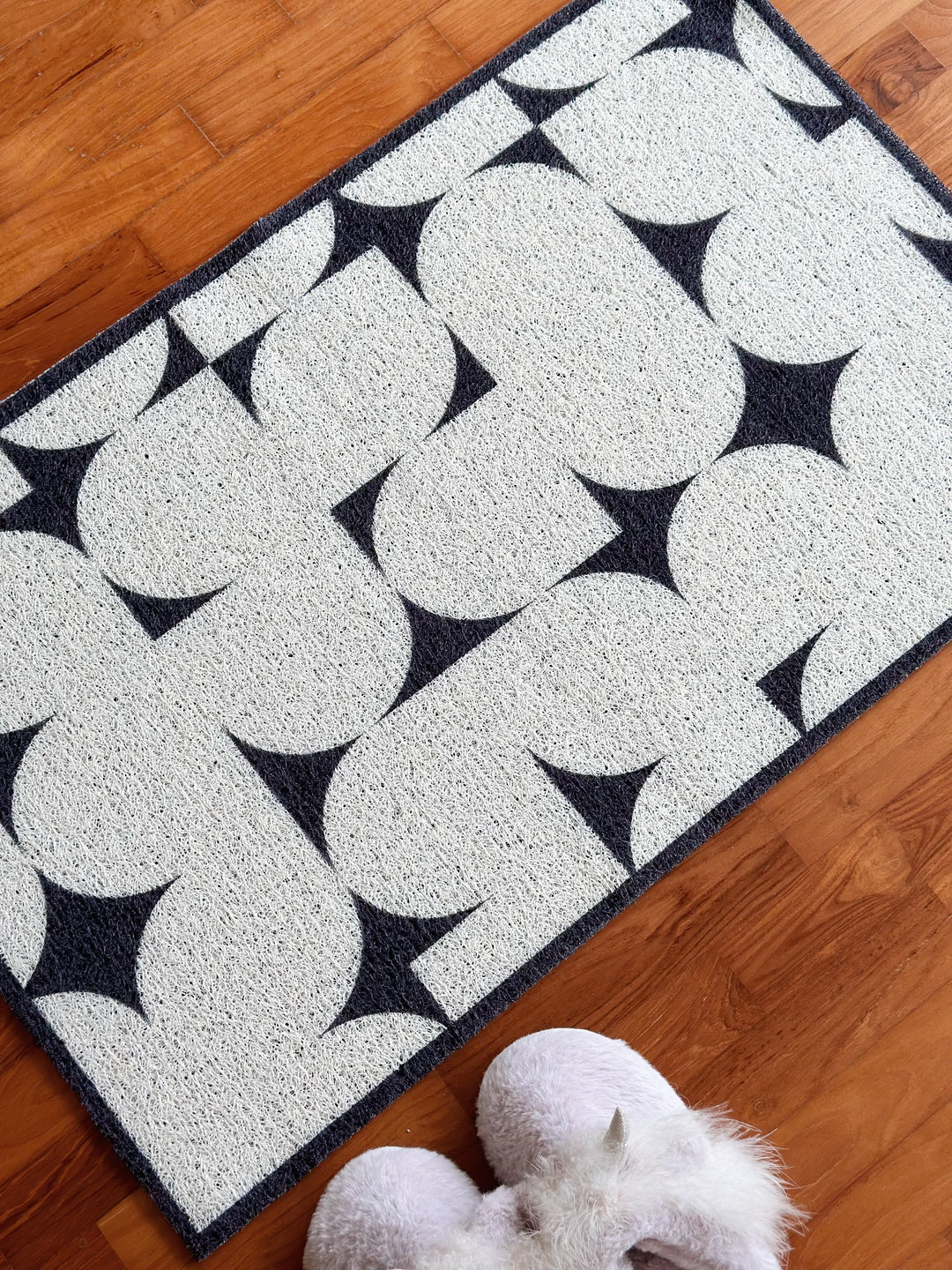 Geometric Bloom PVC Doormat
