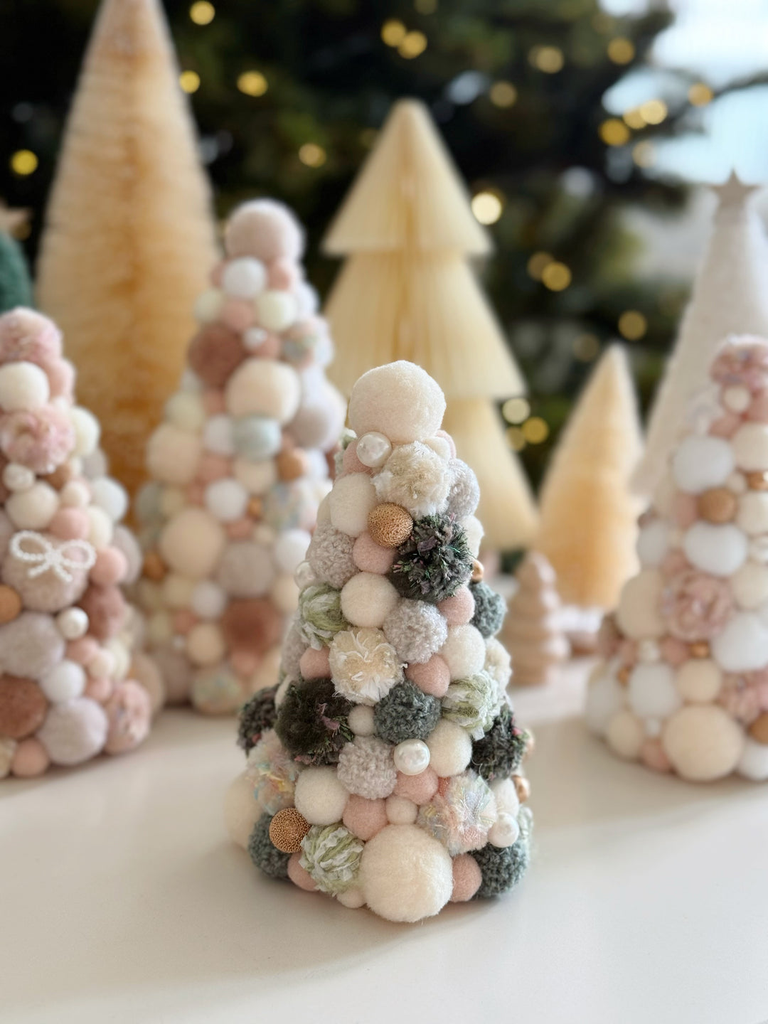 Whimsical Pom Pom Tree (4 options)
