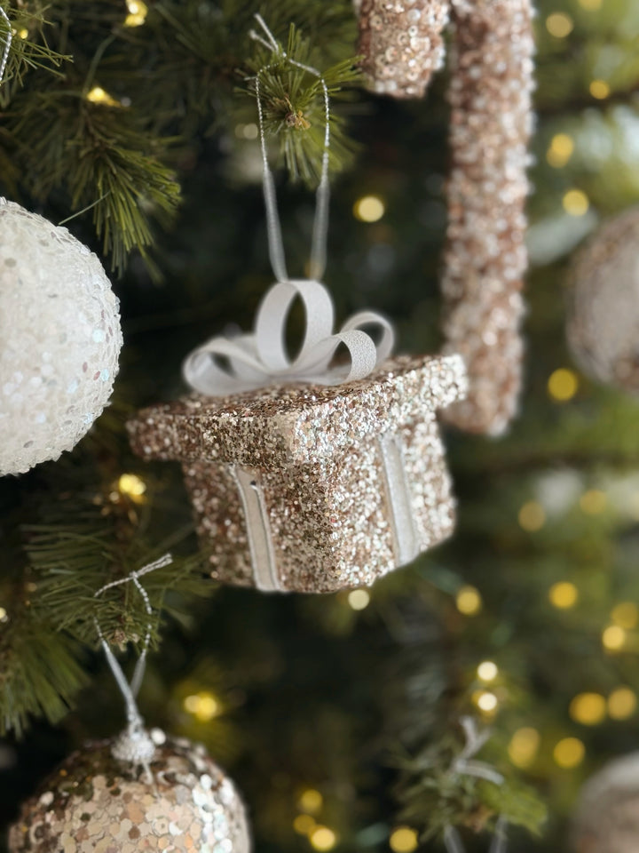 Golden Whisper Ornament Set (set of 8)