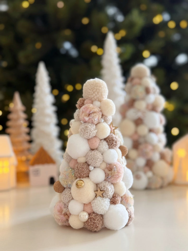 Sugarplum Dreams Handmade Pom Pom Tree (2 options)