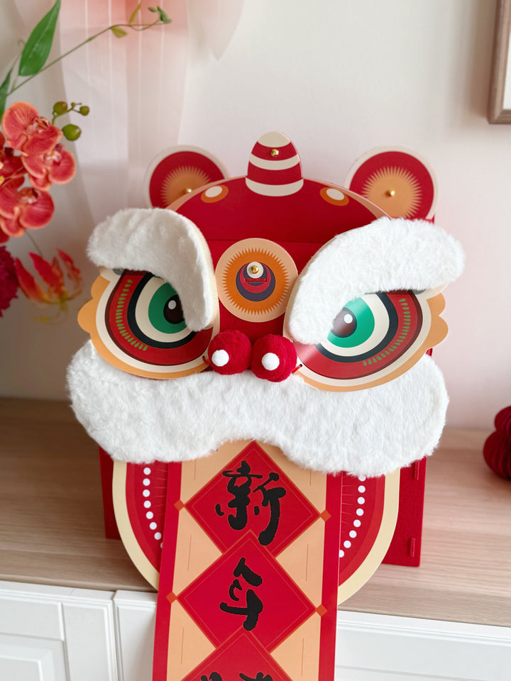 瑞狮迎福 Lion Dance Head Decor (2 Options) - 3LittlePicks