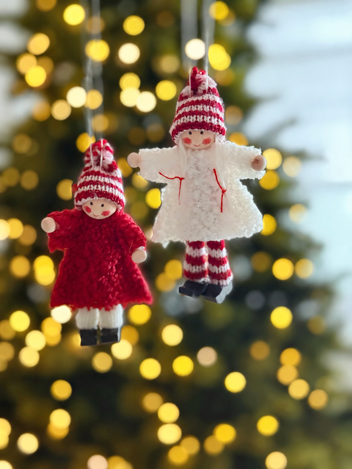 Little Winter Friends Hanging Ornament (set of 2)