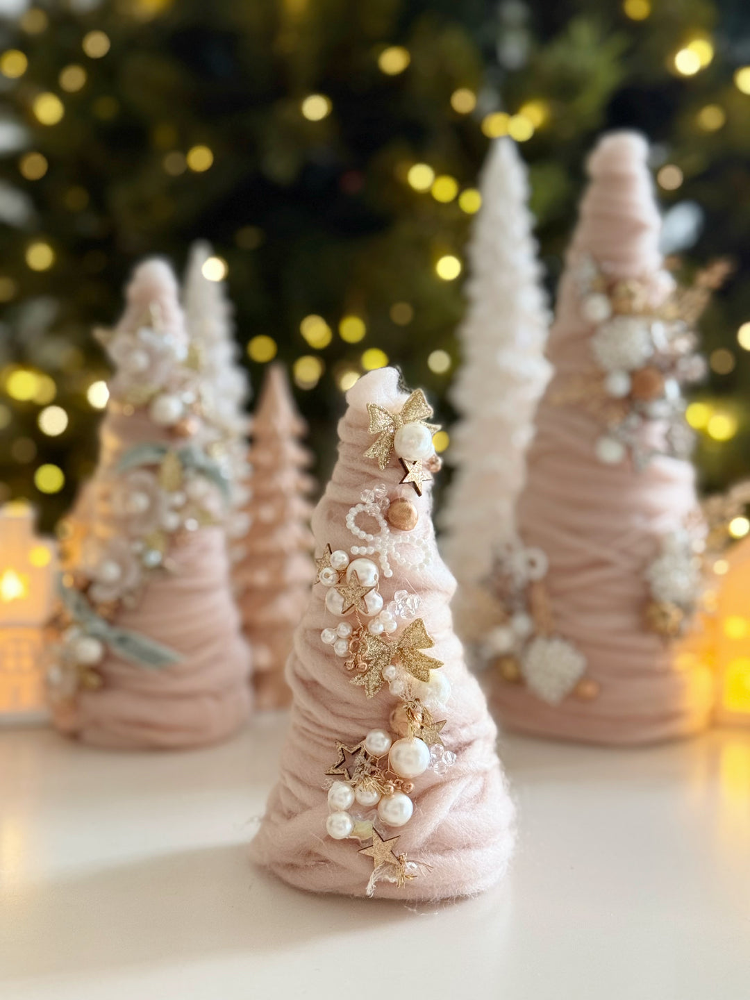 Blush Wishes Handmade Yarn Tree (3 options)