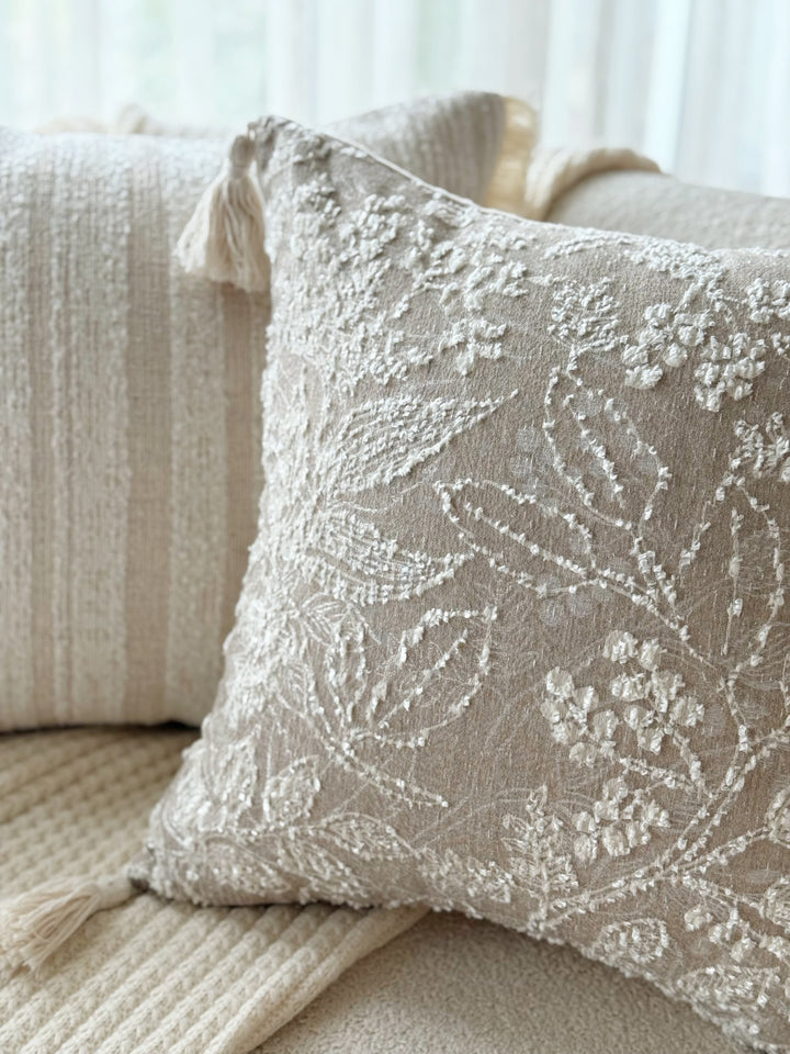 Meadow Embroidery Cushion Cover