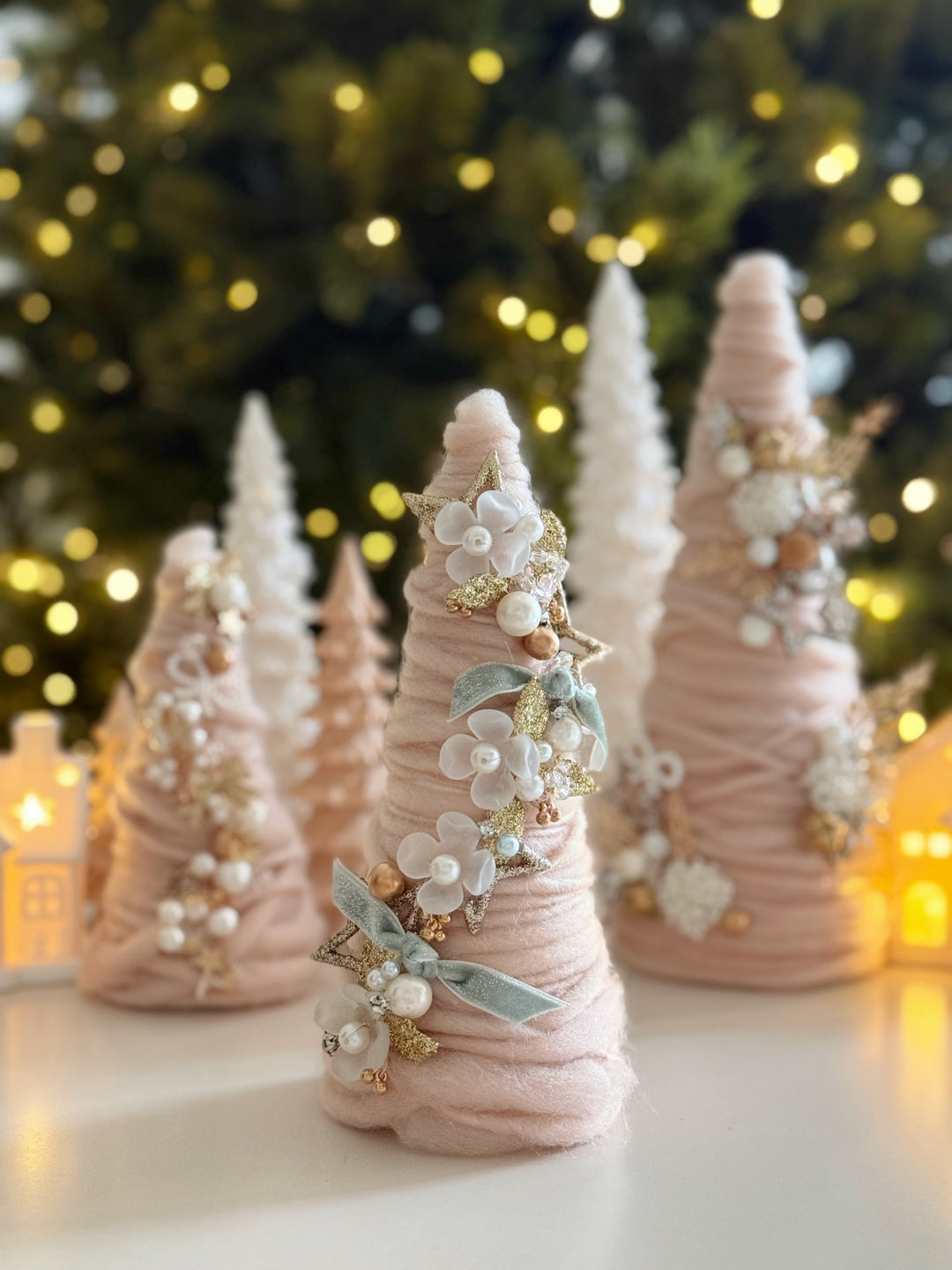 Blush Wishes Handmade Yarn Tree (3 options)