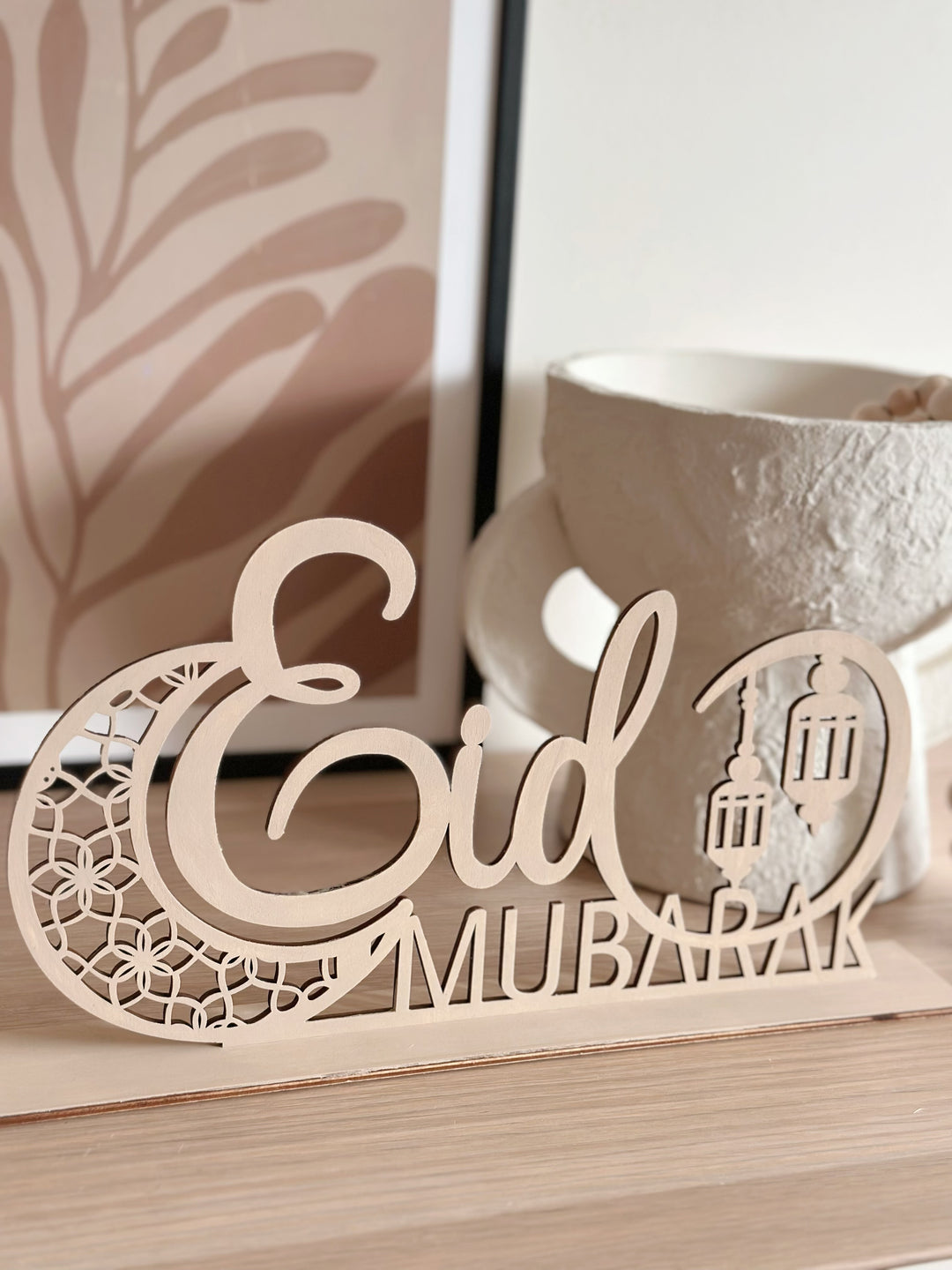 Eid Crescent Tabletop Decor