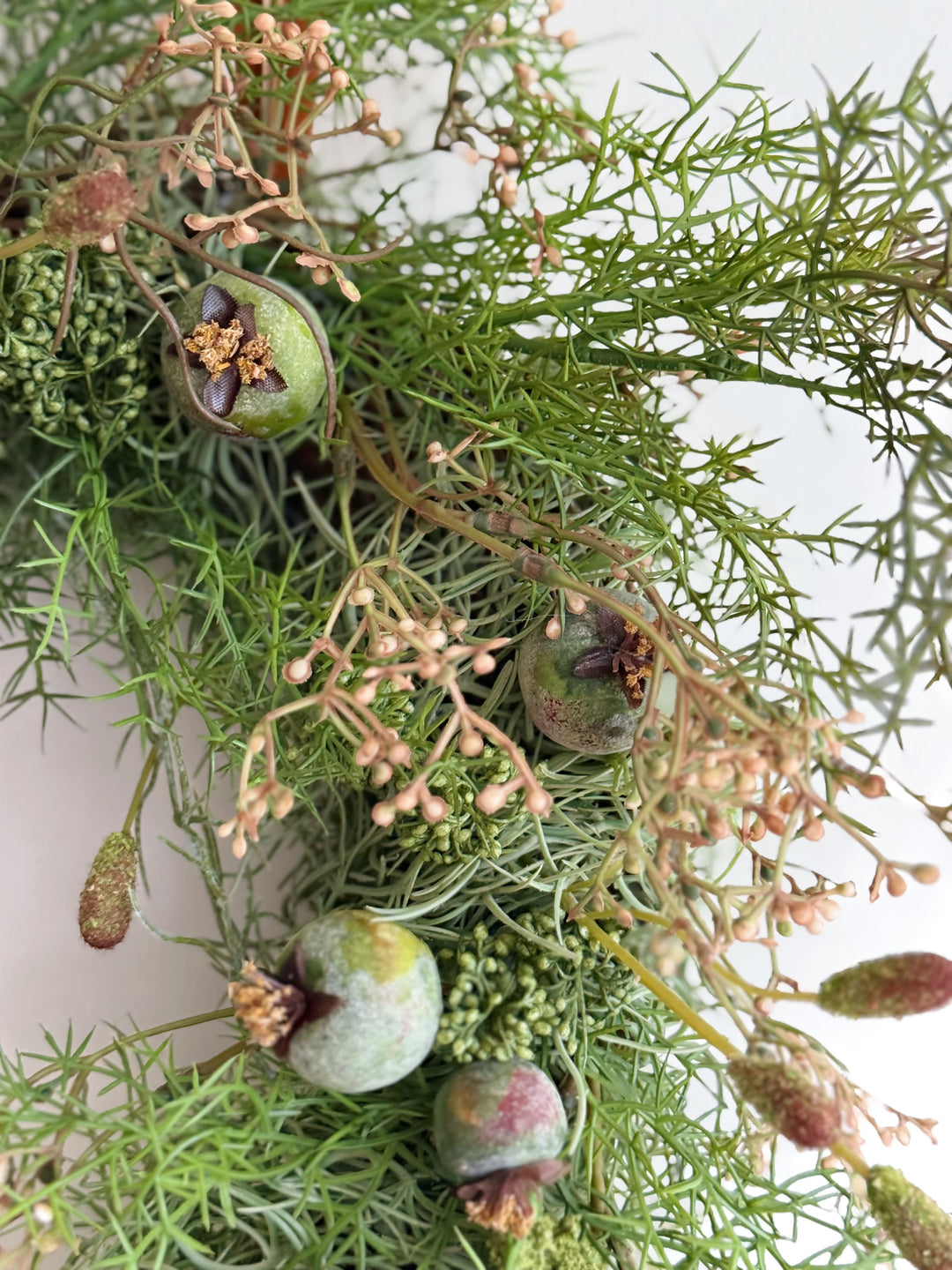 Woodland Drift Crescent Wreath