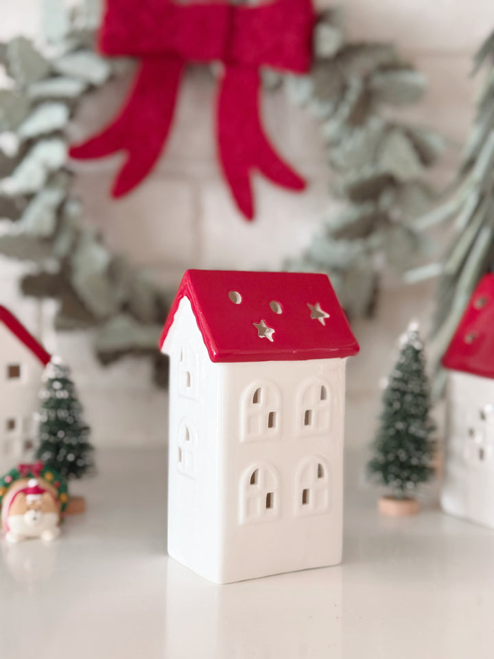 PRE-ORDER (26-30 Oct): Red Roof Light-Up Porcelain Village Collection (4 options)