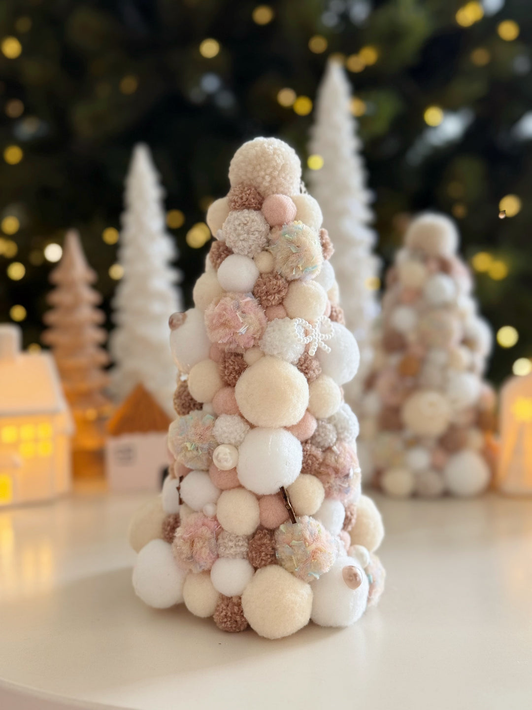 Sugarplum Dreams Handmade Pom Pom Tree (2 options)