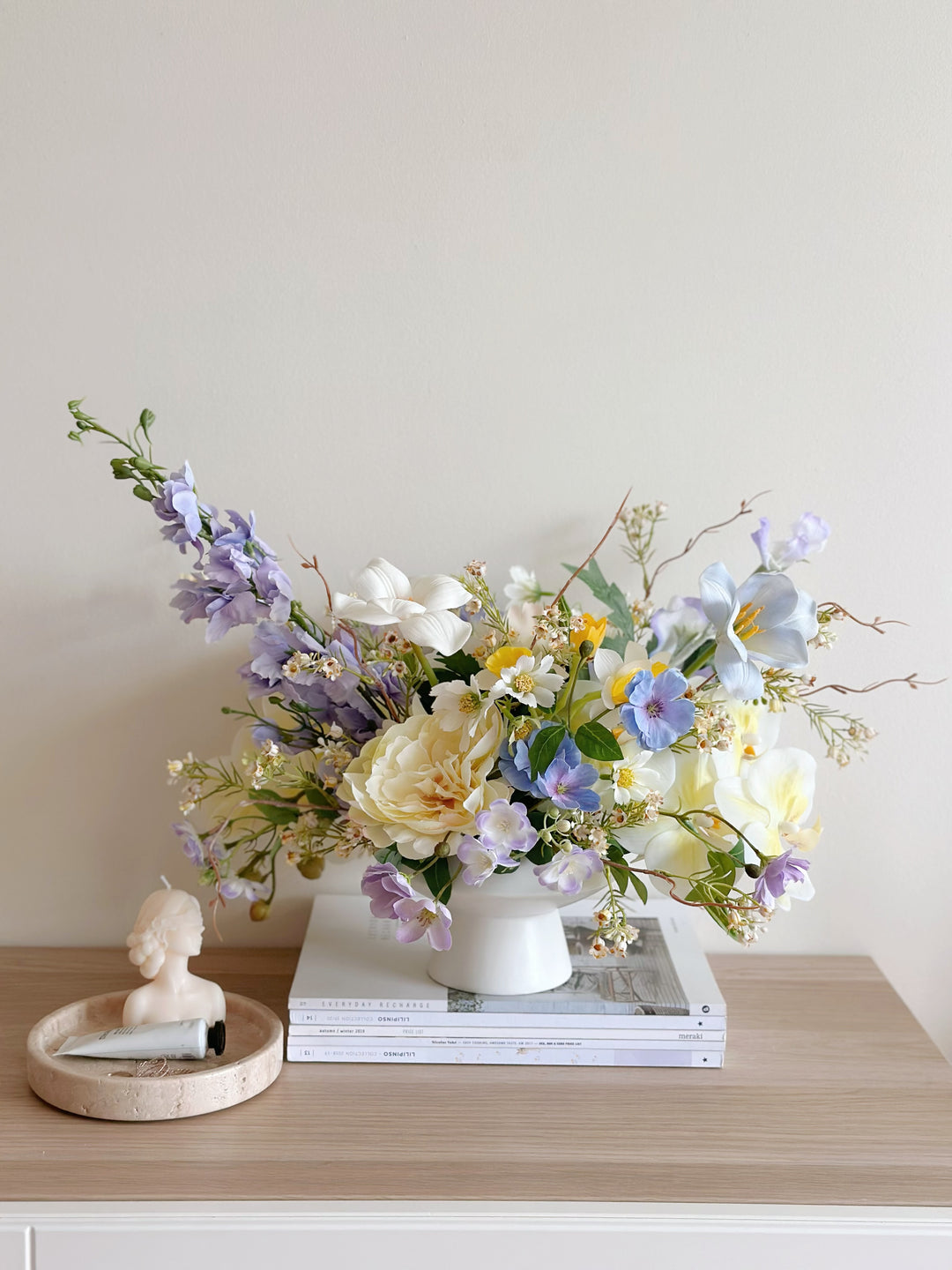 Pastel Serenity Blossoms In The Pot (2-sided)